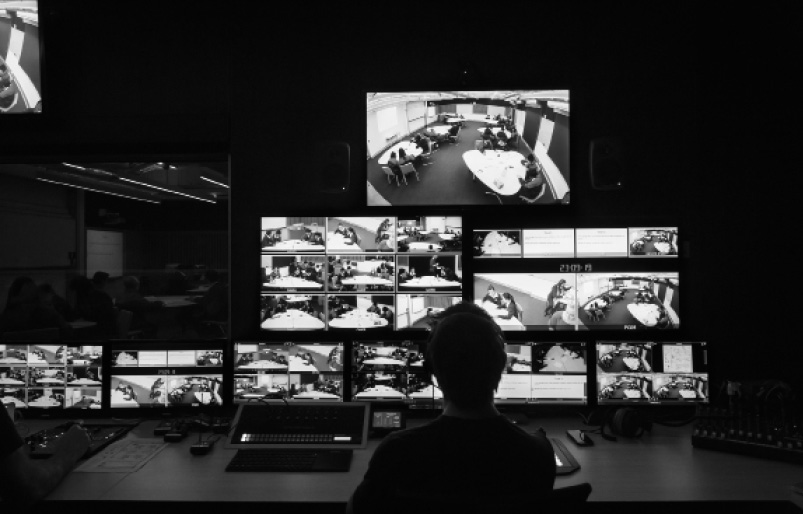 Control room for the Science of Learning classroom